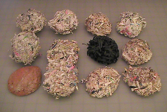 10 Hemispherical Pieces, 1 Elliptical Piece