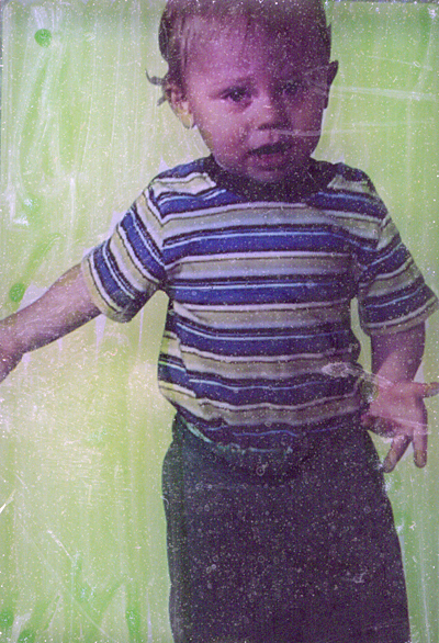 Child Under Green Sky